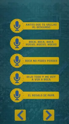 Canciones de Boca Juniors android App screenshot 4